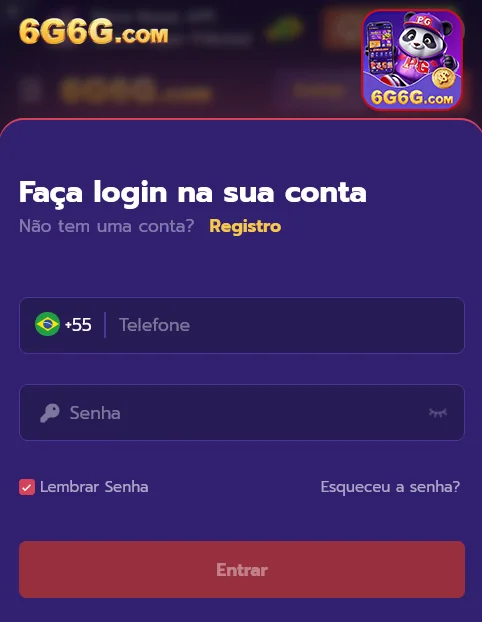 Hero de app mobile da 6g6g.com com design em glassmorphism